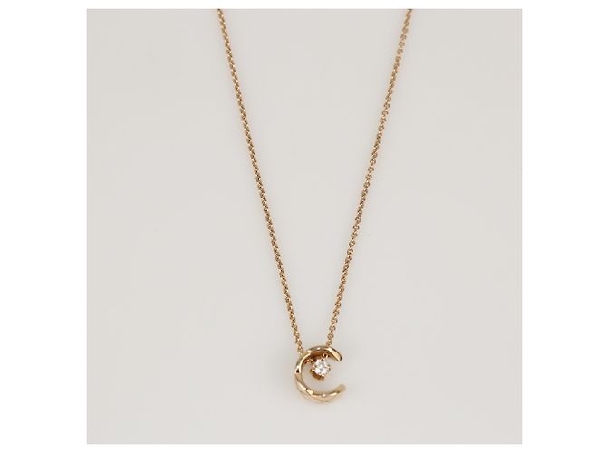 Collana pendente Coco Crush in oro rosa 18K con diamanti Chanel - vista 2