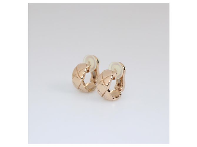 Orecchini Coco Crush in oro rosa 18K di Chanel - vista 3