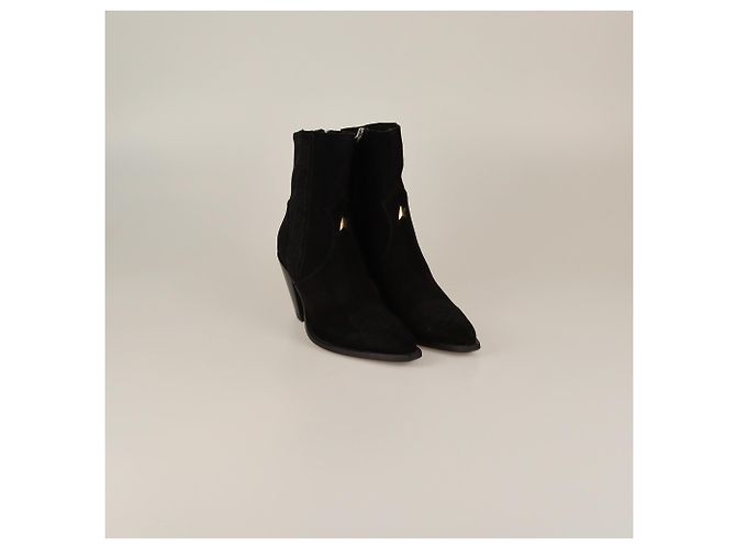 Botas Debie Negras de Punta Afila Golden Goose Negro - vista 2