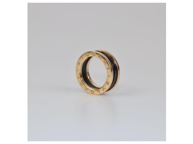 Bulgari Anello B.zero1 in ceramica e oro rosa 18k Bvlgari 52 D'oro - vista 4