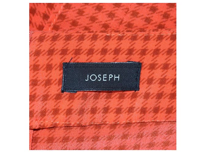 Falda Midi Plisada Naranja Charlie Joseph - vista 5