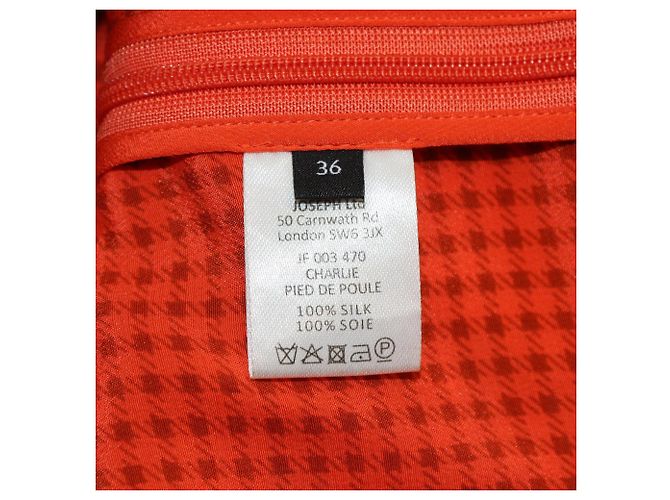 Falda Midi Plisada Naranja Charlie Joseph - vista 6