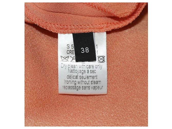 Vestido skater de crepé con paneles Joseph Peach Melocotón - vista 6