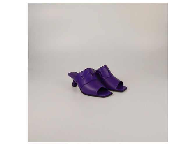 Hermès Sandali Hermes Purple Hanna 55 Porpora - vista 2