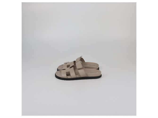 Hermès Beige Mastic Chypre Sandalen - Ansicht 4
