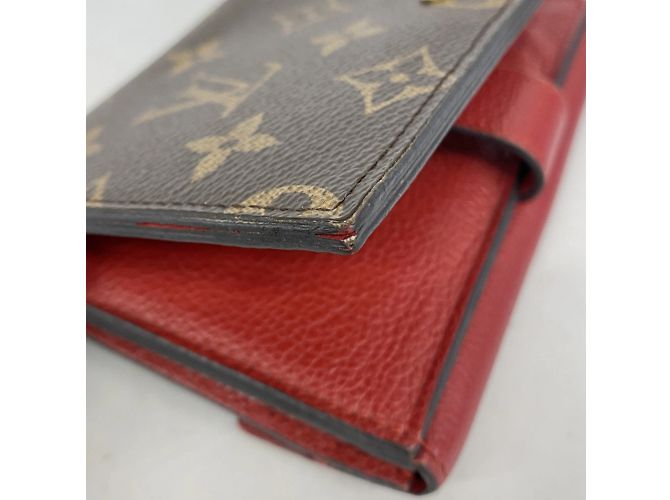 Portafoglio Compatto Pallas Monogramma Louis Vuitton Marrone Fuschia - vista 11
