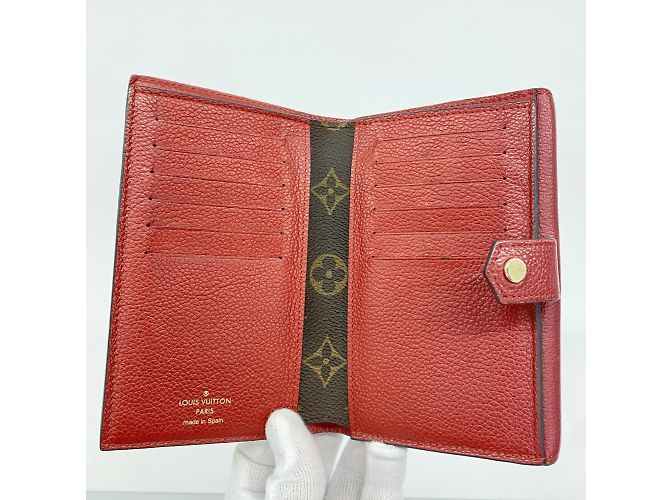 Portafoglio Compatto Pallas Monogramma Louis Vuitton Marrone Fuschia - vista 3