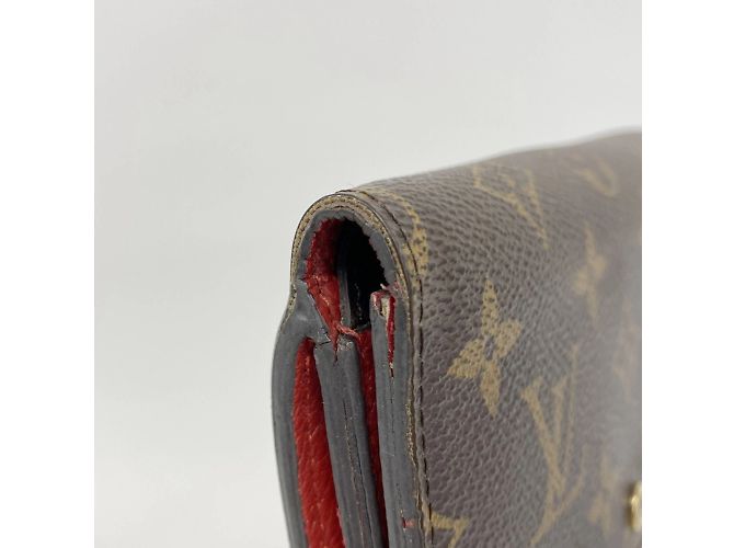 Portafoglio Compatto Pallas Monogramma Louis Vuitton Marrone Fuschia - vista 5