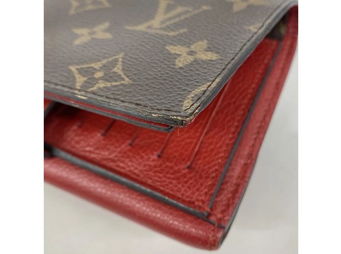 Portafoglio Compatto Pallas Monogramma Louis Vuitton Marrone Fuschia - vista 6