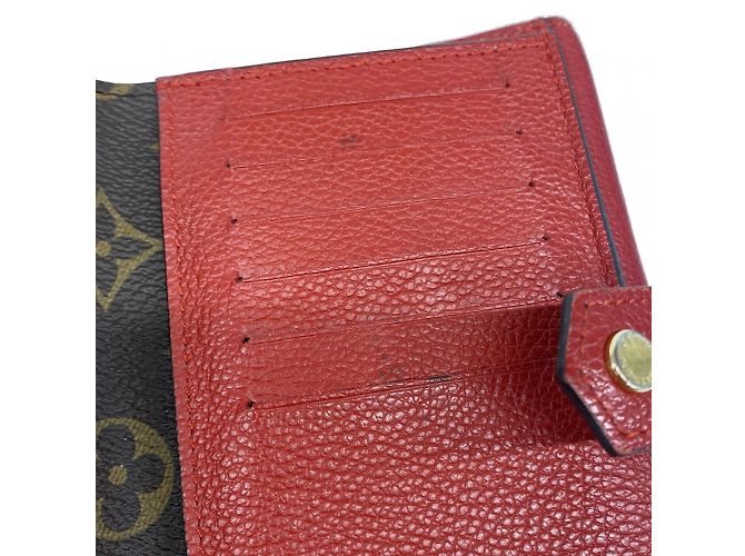 Portafoglio Compatto Pallas Monogramma Louis Vuitton Marrone Fuschia - vista 8