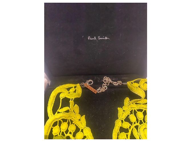 Paul Smith Collana in pizzo vintage unica Giallo - vista 3