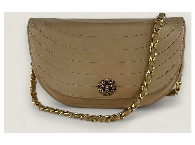 Chanel media luna beige - vista 11