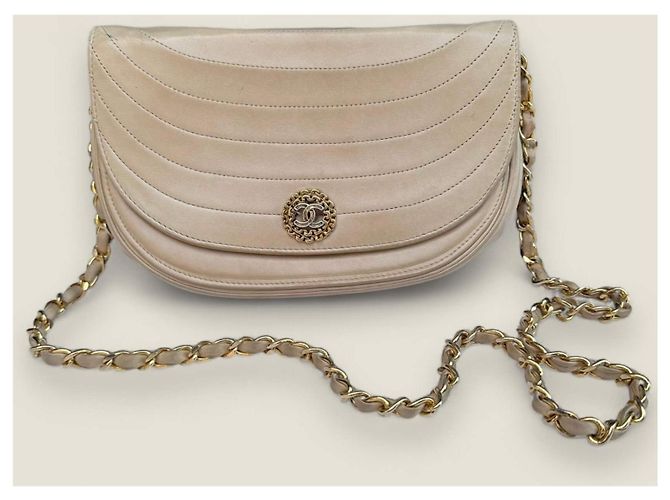 Chanel media luna beige - vista 16