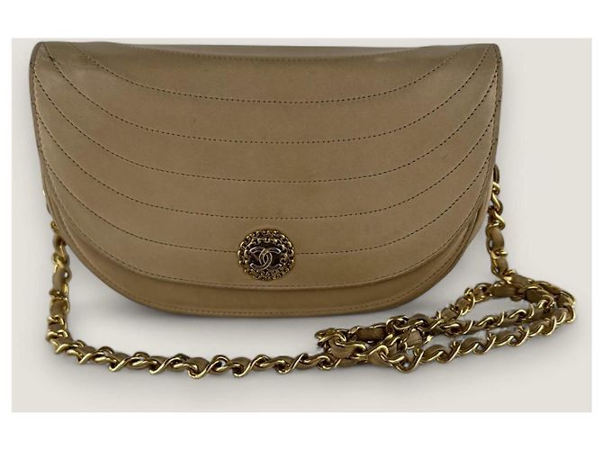Chanel media luna beige - vista 20