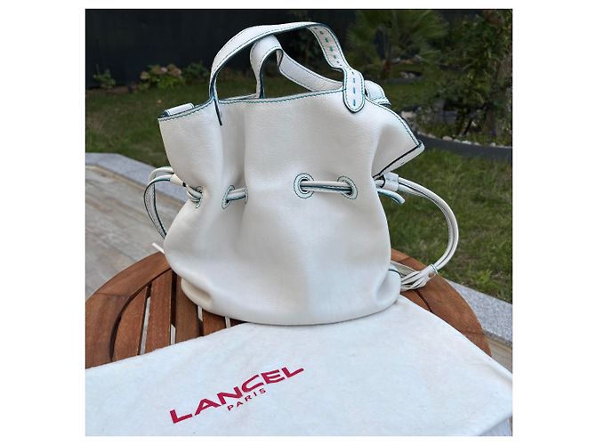 Borsa Lancel da Donna in Pelle Bianca - vista 2