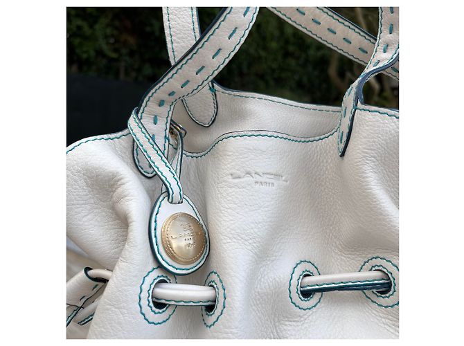 Borsa Lancel da Donna in Pelle Bianca - vista 3