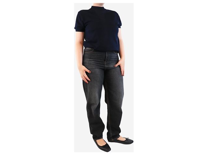 Isabel Marant Etoile Jeans rectos grises - talla UK 14 - vista 2