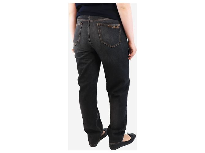 Isabel Marant Etoile Jeans rectos grises - talla UK 14 - vista 3
