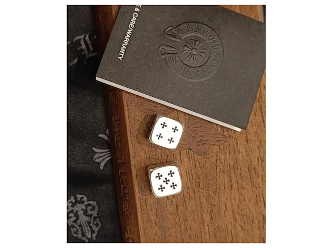 Chrome Hearts Dés de jeu en argent Chrome Heart Argenté - vue 2
