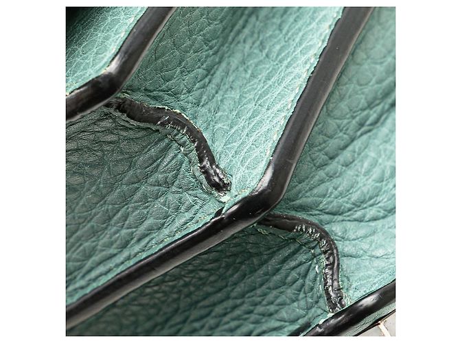 Borsa a Spalla Valentino Rockstud Chain Verde - vista 4