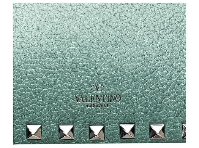 Borsa a Spalla Valentino Rockstud Chain Verde - vista 7