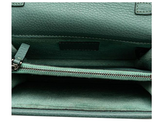 Borsa a Spalla Valentino Rockstud Chain Verde - vista 9