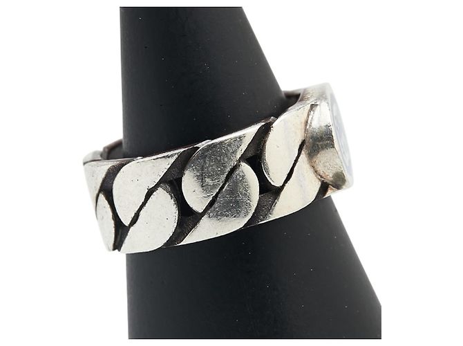 Anello a Catena Interlocking G di Gucci Argento - vista 3