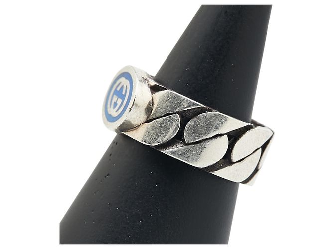 Anello a Catena Interlocking G di Gucci Argento - vista 4