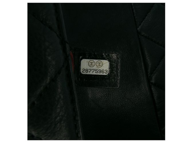 Chanel Mini Nera in Pelle Trapuntata con Perle CC Accordion Nero - vista 6