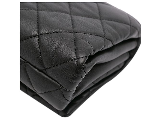 Chanel Mini Nera in Pelle Trapuntata con Perle CC Accordion Nero - vista 7