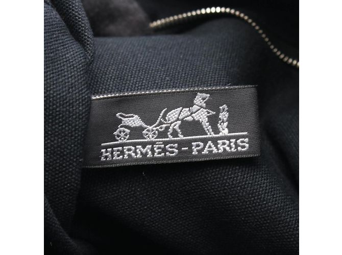 Borsa Tote Hermès Troca Vertical GM Nero - vista 4