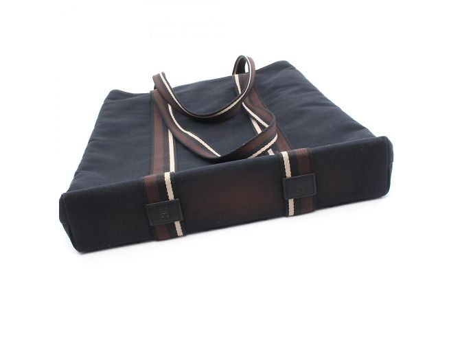Borsa Tote Hermès Troca Vertical GM Nero - vista 6