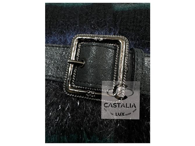 Chanel Lässiger Kaschmirmantel 42 FR 8K$ Paris / Edinburgh Marineblau - Ansicht 9