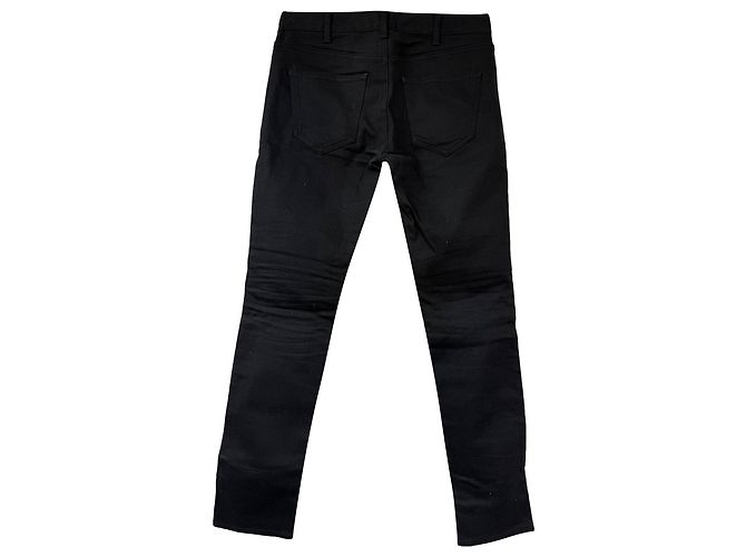 Céline Jeans ajustados Celine em algodão preto - vista 2