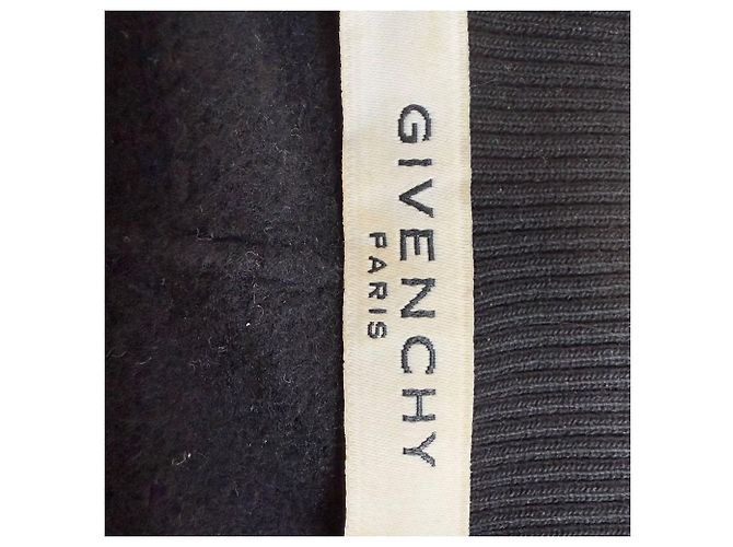 Givenchy 'I Feel Love' Fleece Sweatshirt aus schwarzer Baumwolle - Ansicht 4