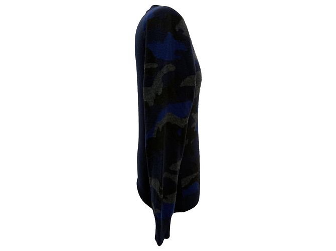 Valentino Garavani Camouflage-Pullover aus mehrfarbiger Wolle Mehrfarben - Ansicht 2