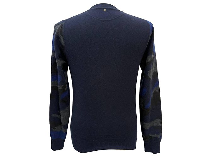 Valentino Garavani Camouflage-Pullover aus mehrfarbiger Wolle Mehrfarben - Ansicht 3