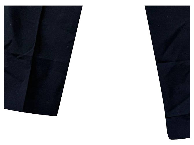 Gucci Drawstring Pants in Navy Blue Cotton - view 3