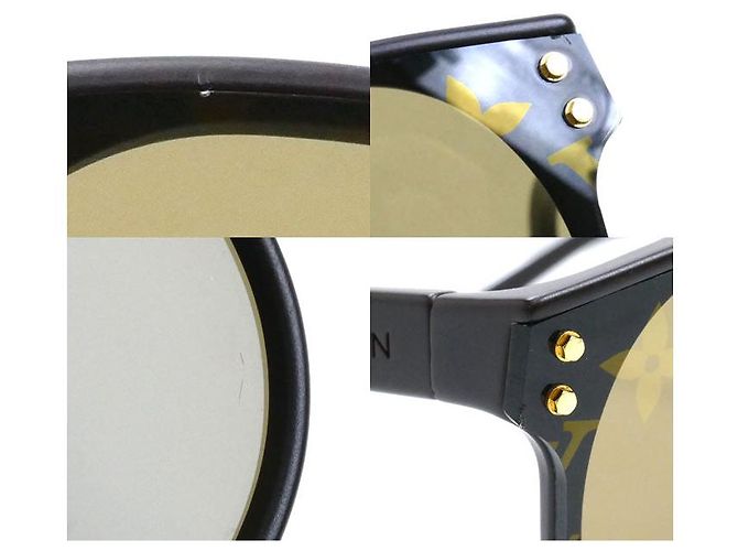 Gafas de sol redondas Waimea LV Louis Vuitton Castaño - vista 6