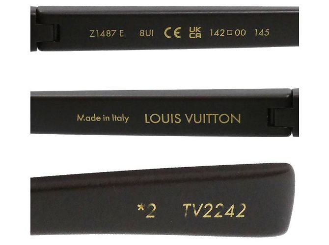 Gafas de sol redondas Waimea LV Louis Vuitton Castaño - vista 7