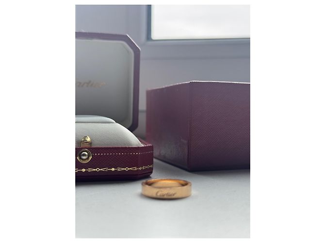 Anello di Nozze Cartier C Gold hardware - vista 5