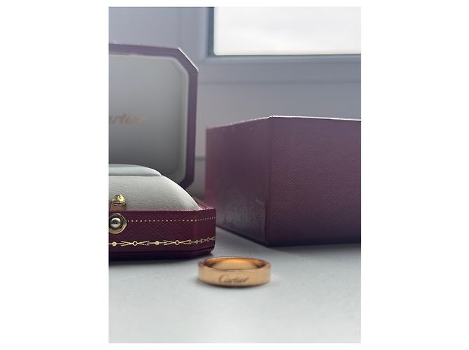 Anello di Nozze Cartier C Gold hardware - vista 6