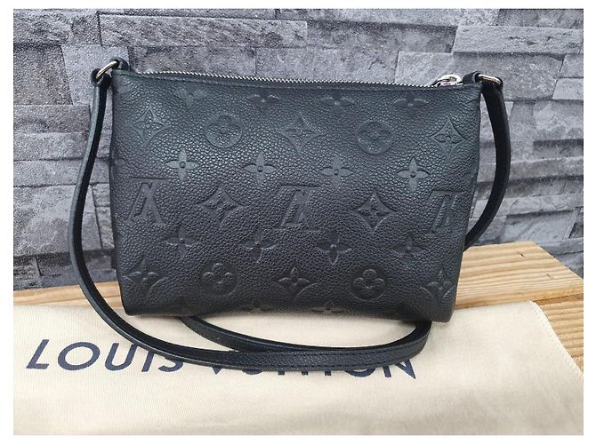 Louis Vuitton Pallas BB Pelle Monogramma Nera Nero - vista 8