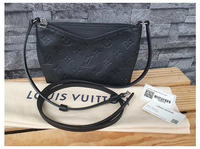 Louis Vuitton Pallas BB Pelle Monogramma Nera Nero - vista 9