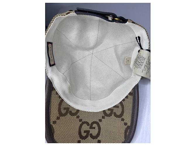 Cappellino Gucci Jambo Beige in Cotone - vista 11