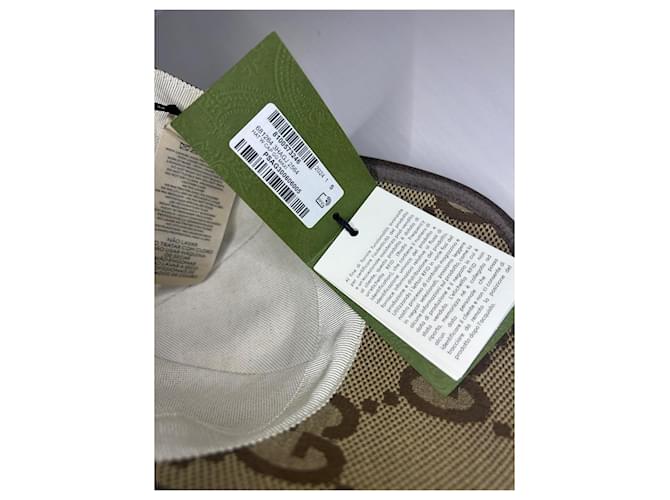 Cappellino Gucci Jambo Beige in Cotone - vista 13