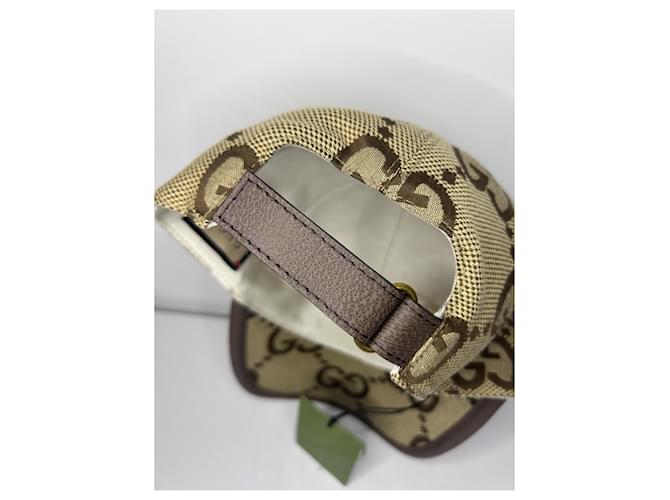 Cappellino Gucci Jambo Beige in Cotone - vista 5