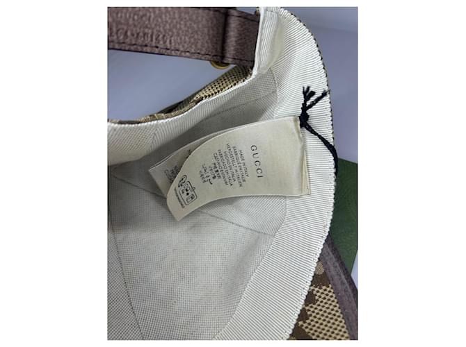 Cappellino Gucci Jambo Beige in Cotone - vista 8
