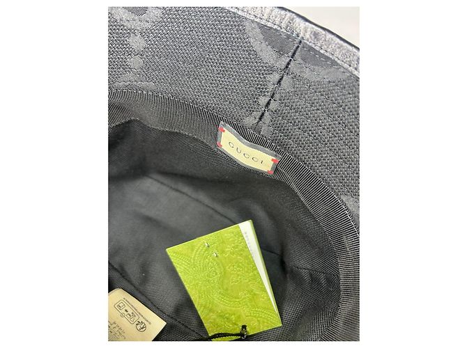 Cappello Bob Gucci Jumbo Nero in Cotone - vista 10