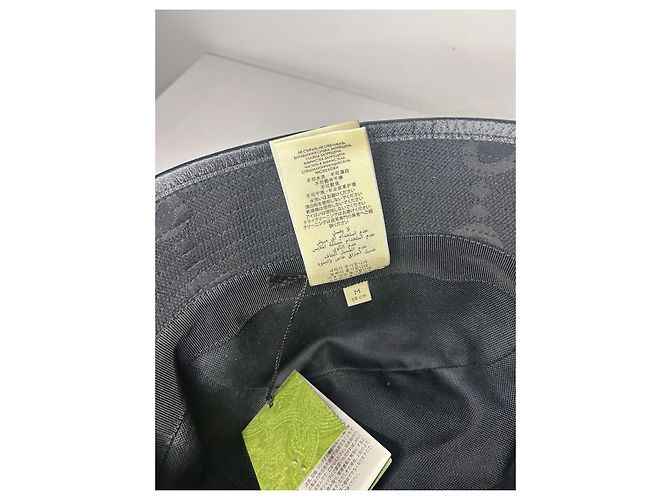 Cappello Bob Gucci Jumbo Nero in Cotone - vista 12